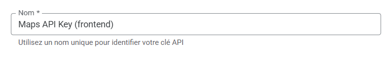 Créer l'API frontend