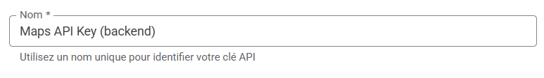 Créer l'API backend