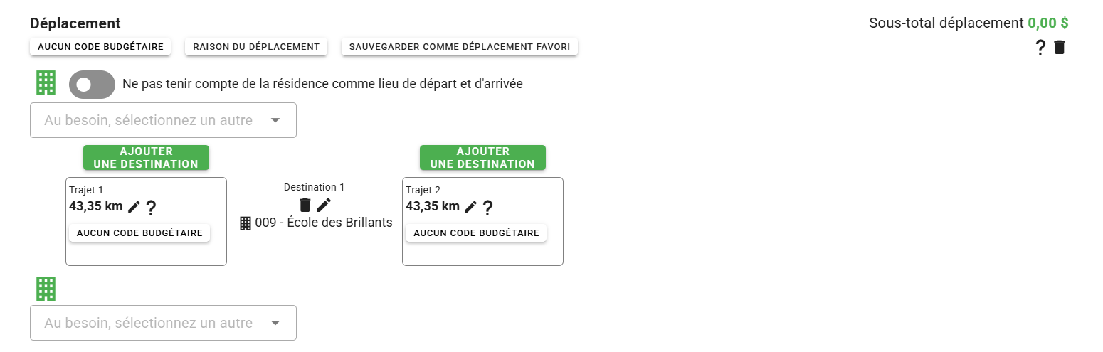 Interface Mes réclamations