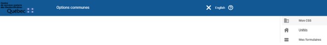 Options communes – Mon CSS